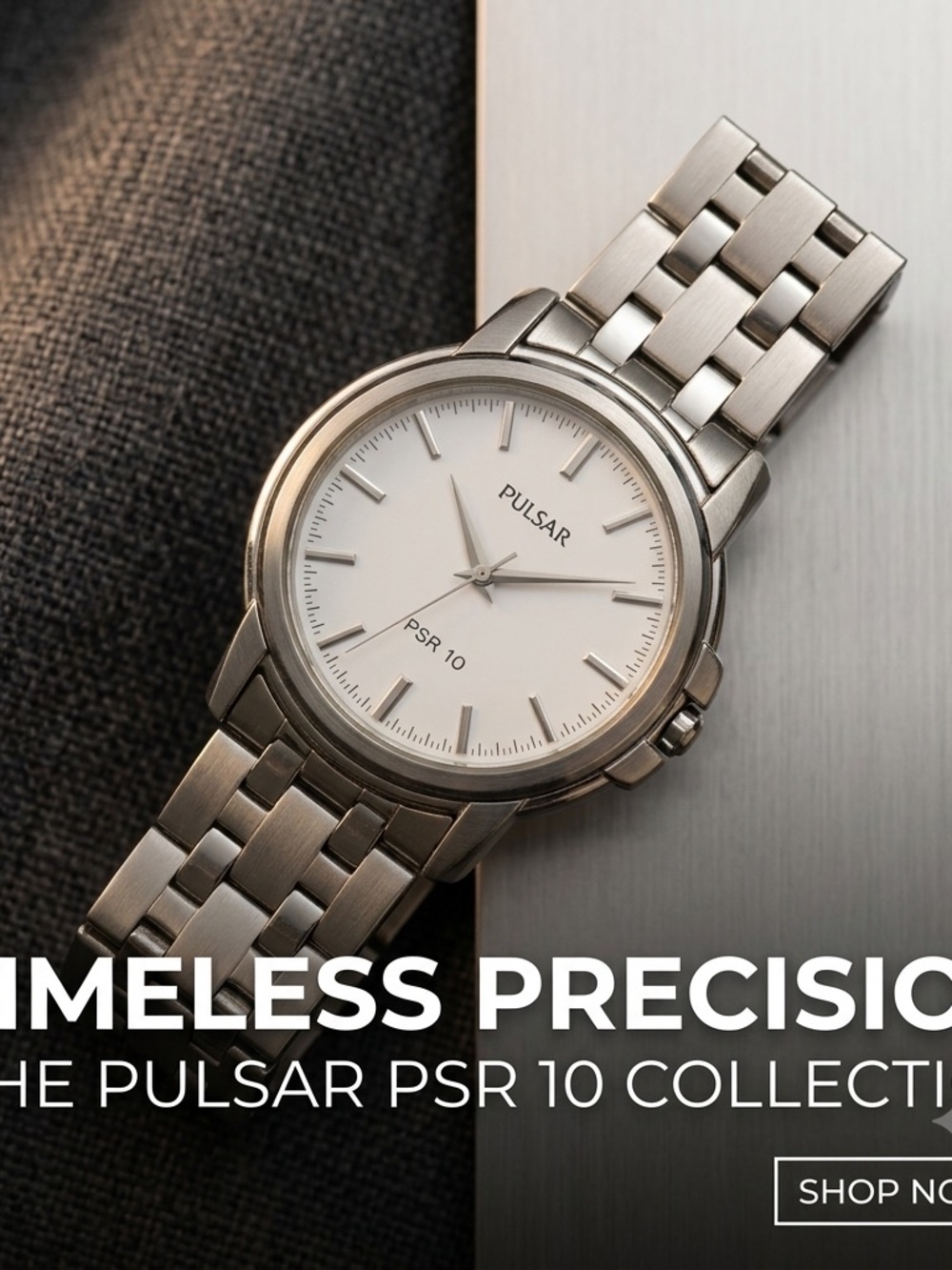 Pulsar PSR 10 High-Accuracy Quartz (HAQ) – Mint Condition – Seiko Y301 Caliber